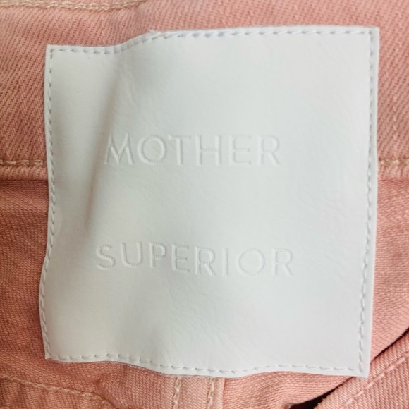 NWT Mother Insider Hover jeans in peach parfait color. Slight flare leg. Size 25 - Picture 7 of 11